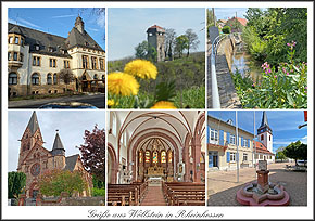 Wöllstein Postkarte